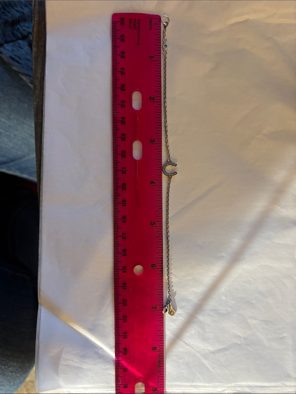 Silver (925) “Good Luck” bracelet. - Picture 4 of 5
